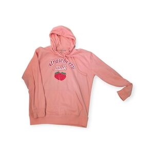 Hot Topic Light Pink Logo Hoodie